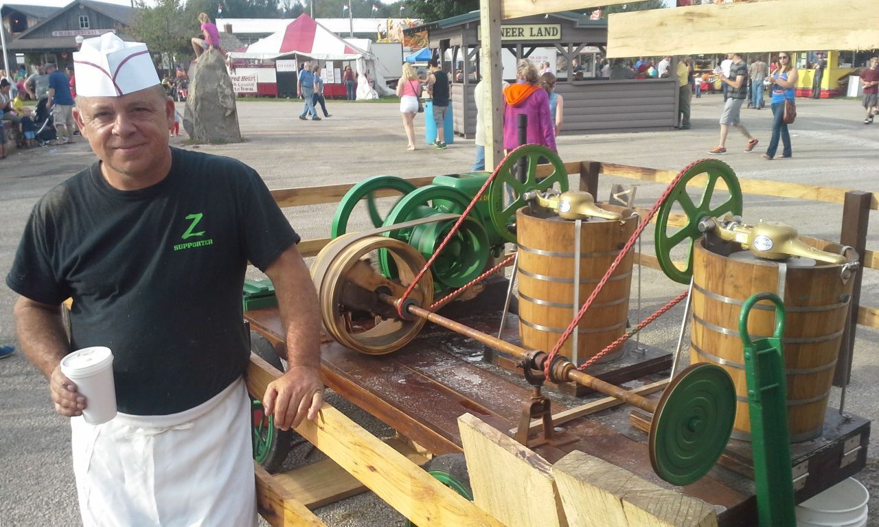 Ice cream at the LaPorte County Fair